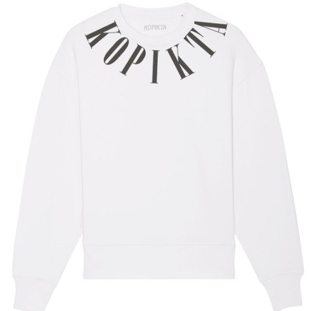 COLLAR WIDE SLEEVE SWEATSHIRT