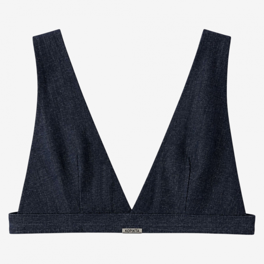 KOPIKTA DENIM BRALET