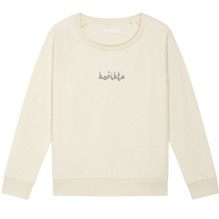 LANGUAGE SWEATSHIRT WIDE NECK