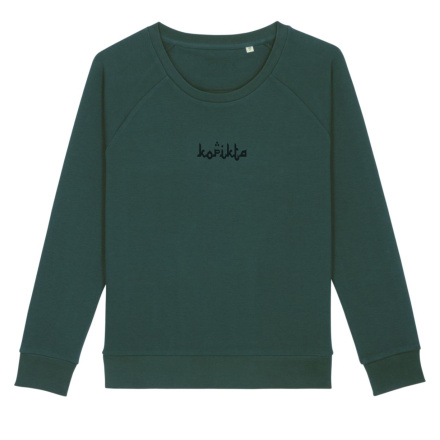 LANGUAGE SWEATSHIRT WIDE NECK
