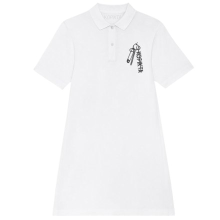 PIN BADGE POLO DRESS