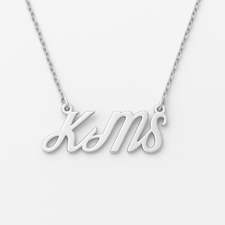 KMS SILVER STAINLESS STEEL PENDANT