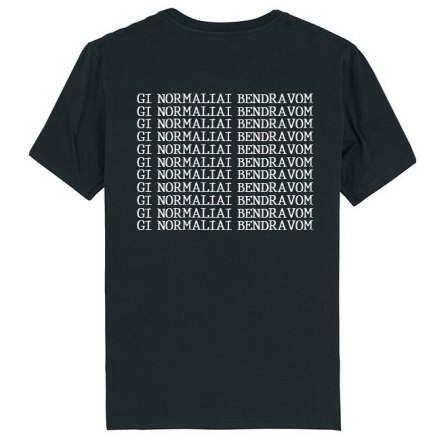 T-SHIRT NORMALIAI BENDRAVOM