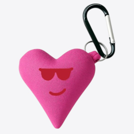 BAG CHARM HEART KOPIKTA