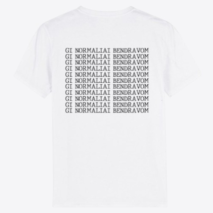 TSHIRT NORMALIAI BENDRAVOM