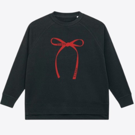 RIBBON SWEATSHIRT SPLIT