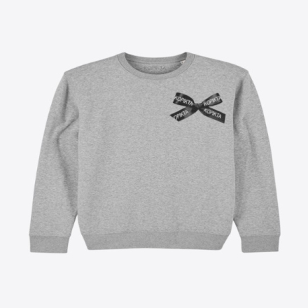 KIDS BOW DETAIL SWEATSHIRT