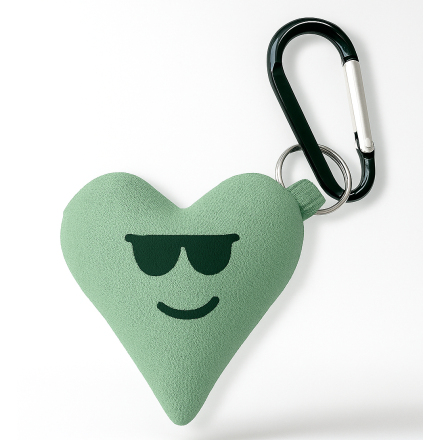 BAG CHARM HEART KOPIKTA