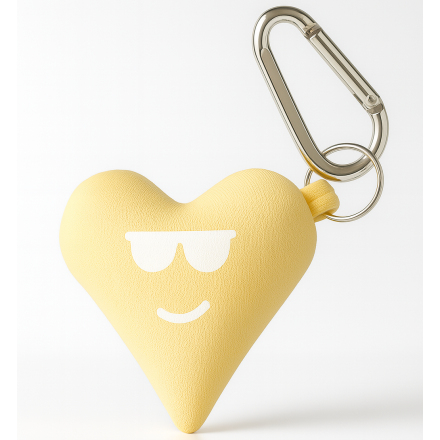 BAG CHARM HEART KOPIKTA