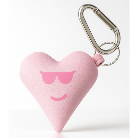 BAG CHARM HEART KOPIKTA