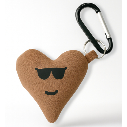 BAG CHARM HEART KOPIKTA