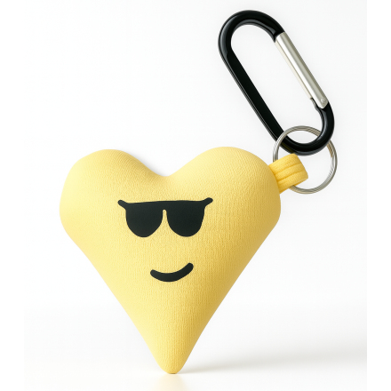 BAG CHARM HEART KOPIKTA