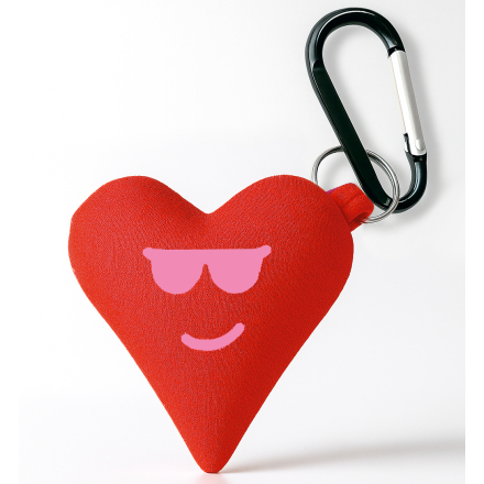 BAG CHARM HEART KOPIKTA