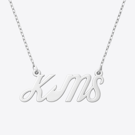 KMS SILVER STAINLESS STEEL PENDANT