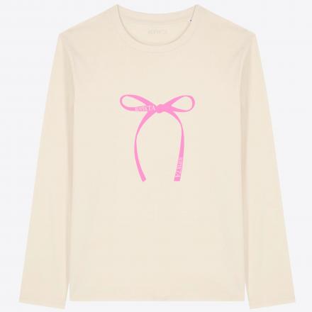 LONG SLEEVE RIBBON TSHIRT