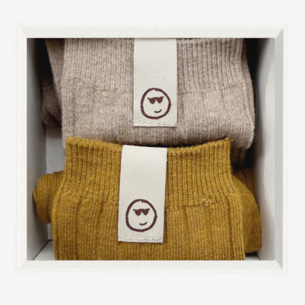 RICH COTTON SOCKS (2 PAIR)