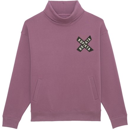 HIGH NECK X SWEATSHIRT