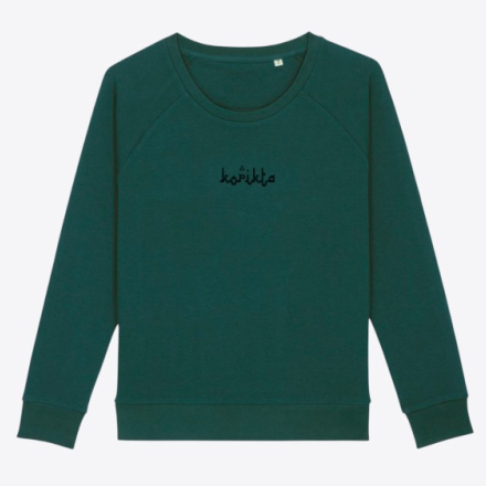 LANGUAGE SWEATSHIRT WIDE NECK