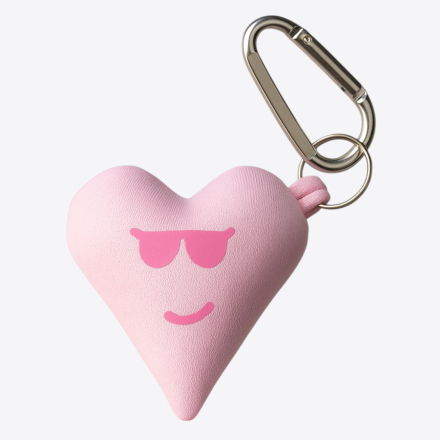 BAG CHARM HEART KOPIKTA