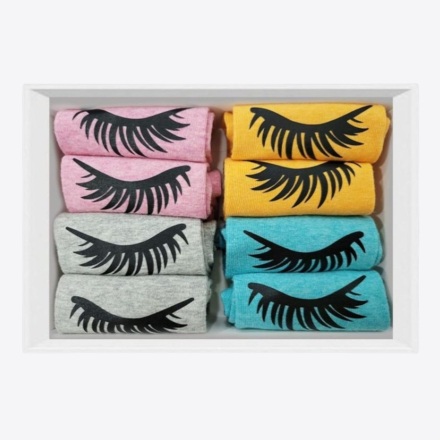 KOPIKTA EYELASHES SOCKS (4 PAIR)