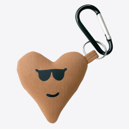 BAG CHARM HEART KOPIKTA