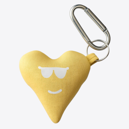 BAG CHARM HEART KOPIKTA