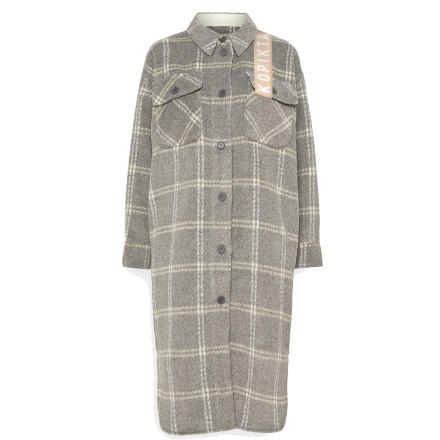 WOOL SHACKET COAT