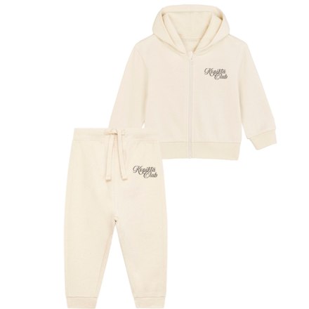 BABY ZIP SWEATSHIRT + JOGGER SET