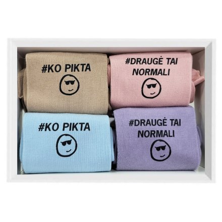 KOPIKTA PASTEL SOCKS (4 PAIR)