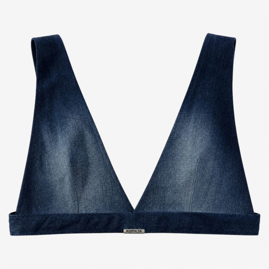 KOPIKTA DENIM BRALET