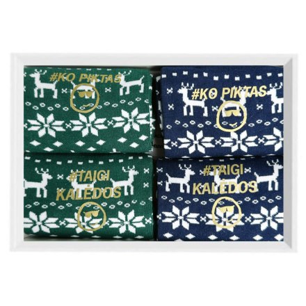 KOPIKTAS XMAS SOCKS (2 PAIR)