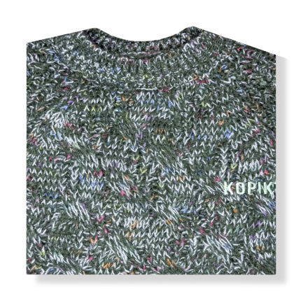 CHUNKY MARL KNIT SWEATER