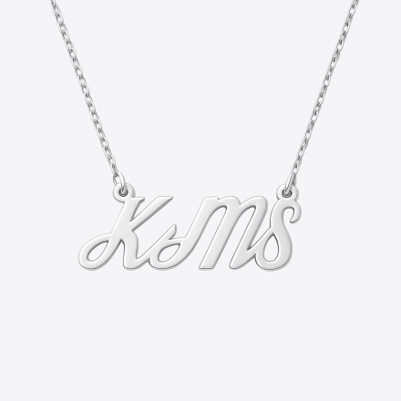 KMS SILVER STAINLESS STEEL PENDANT