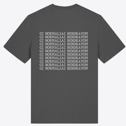 TSHIRT NORMALIAI BENDRAVOM