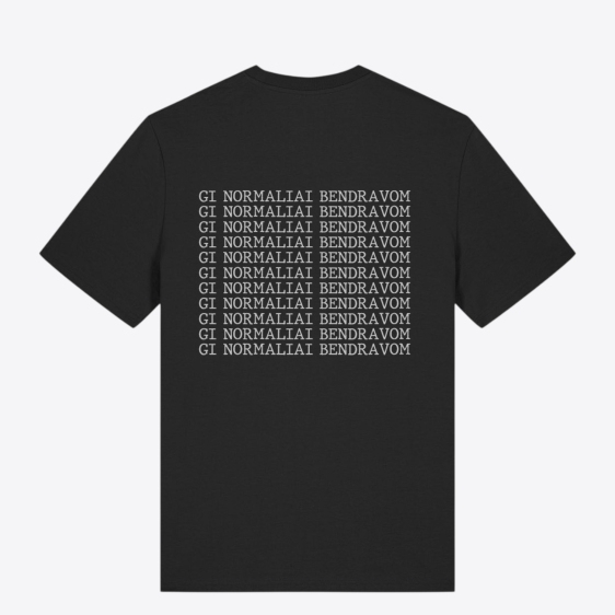 TSHIRT NORMALIAI BENDRAVOM