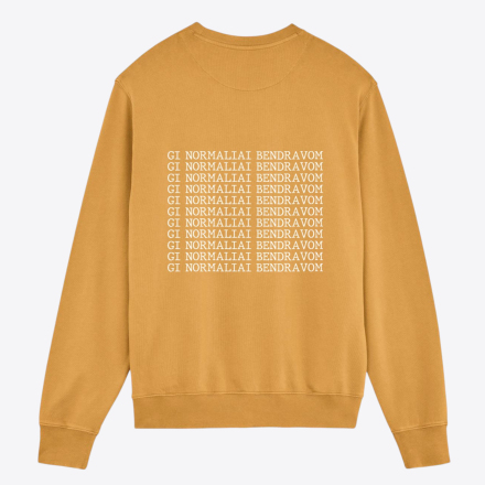 NORMALIAI BENDRAVOM SWEATSHIRT