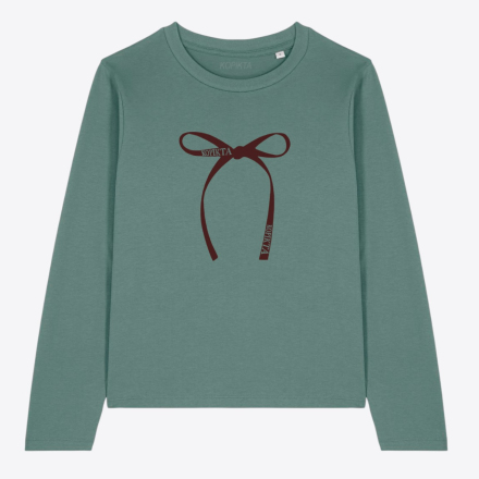 LONG SLEEVE RIBBON TSHIRT