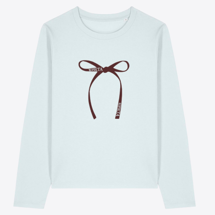 LONG SLEEVE RIBBON TSHIRT