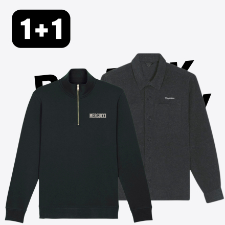 1+1 SWEATSHIRT JACKET