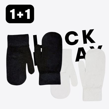 1+1 WOOL MITTENS
