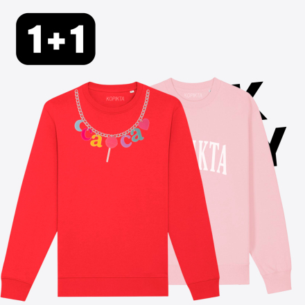 1+1 SWEATSHIRT KOPIKTA