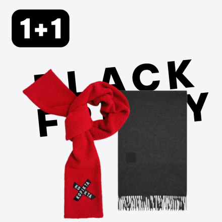 1+1 SCARF WOOL