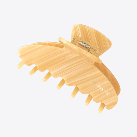 MIDI HAIR CLAW BUTTERCREAM