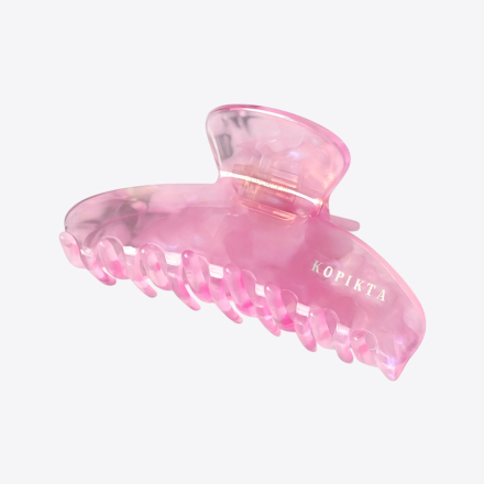 * MIDI HAIR CLAW PINK AURA