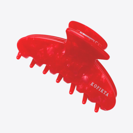 MIDI HAIR CLAW SCARLET
