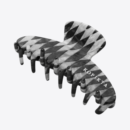 * MIDI HAIR CLAW ARGYLE 