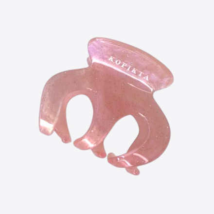 MINI HAIR CLAW ROSE DUST