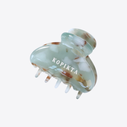 MINI HAIR CLAW MINT OPAL