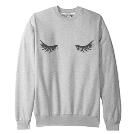 EYELASHES SWEATSHIRT