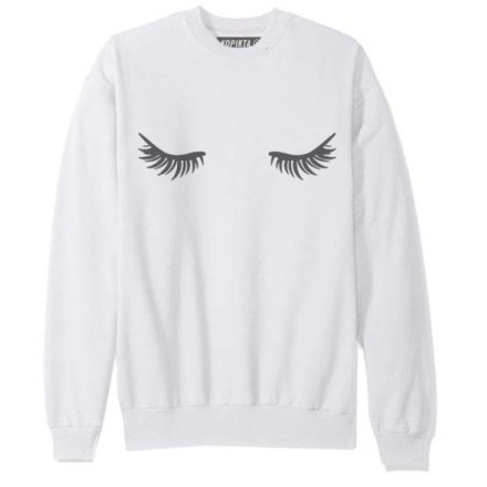 EYELASHES SWEATSHIRT